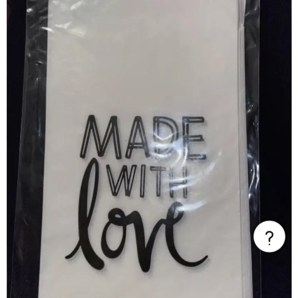 NWT “made with ❤️ “ favor bags